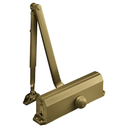 Norton Co Manual, Hydraulic, 1601 Series Closers, Door Closer, Heavy Duty Interior and Exterior, Matte Brass 1601 696